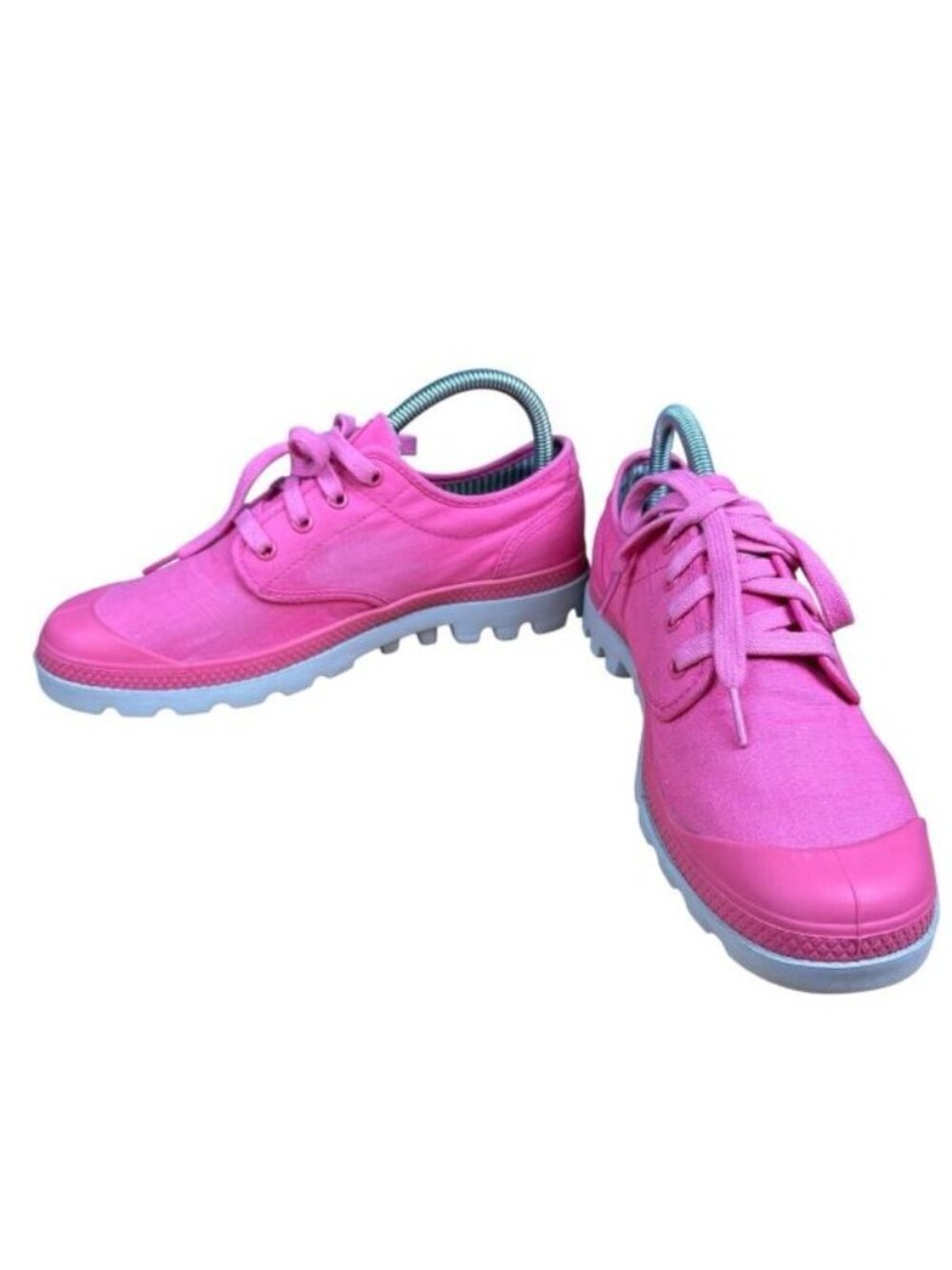 Palladium Pampa Oxford Hot Pink Sneakers DriLex Sweat Control Breathability Sz 9